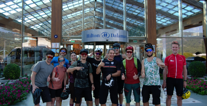 Alman Pro Dağ Bisikleti Takımı Hilton Dalaman’da