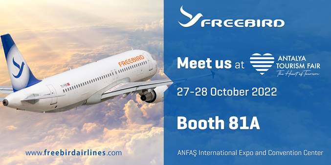Freebird Airlines Antalya Turizm Fuarı’nda