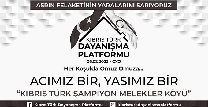KKTC’den bin prefabrik için bağış kampanyası
