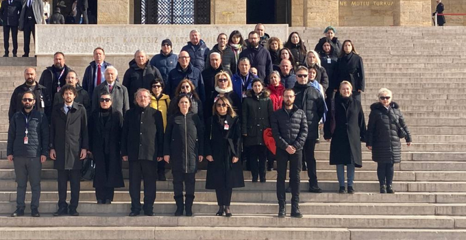 Depremde ölen 32 rehber anıldı