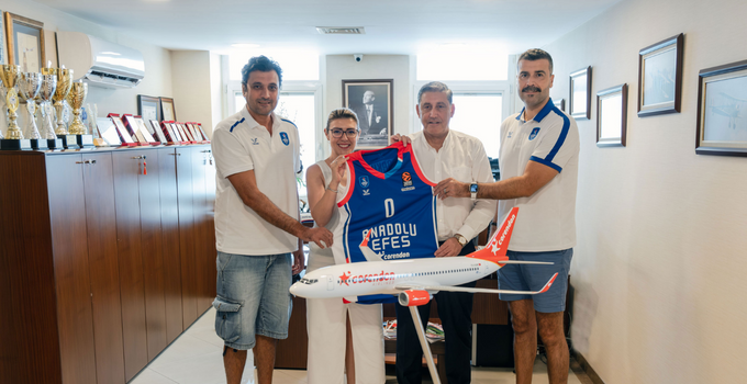 Anadolu Efes Corendon ile Uçacak
