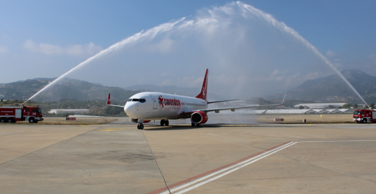ALANYA CORENDON’UN İLK BRÜKSEL UÇUŞUNU KARŞILADI