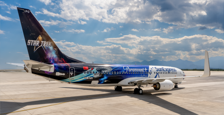 SUNEXPRESS, STAR TREK İLE HAVALANIYOR