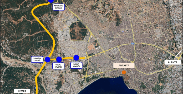 ANTALYA TRAFİĞİNE 10 KÖPRÜLÜ ÇÖZÜM