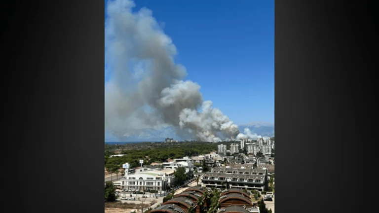 ANTALYA’DA ORMAN YANGINI