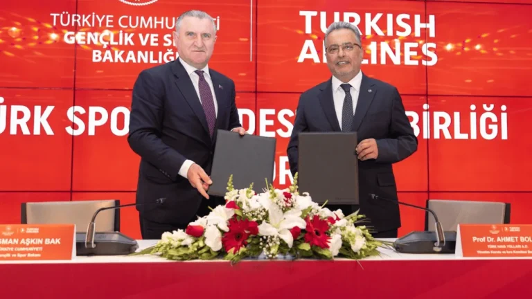 THY VE BAKANLIK TÜRK SPORUNA DESTEK PROTOKOLÜ İMZALADI