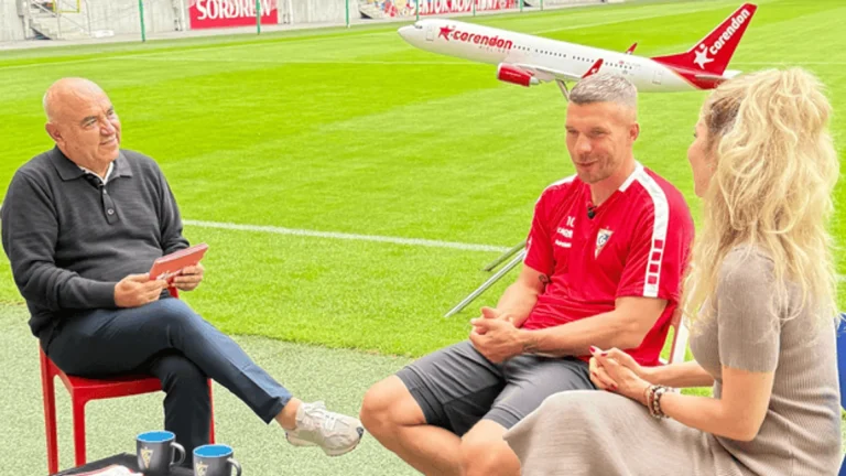 LUKAS PODOLSKI, CORENDON SPORT TALKS’A KONUK OLDU