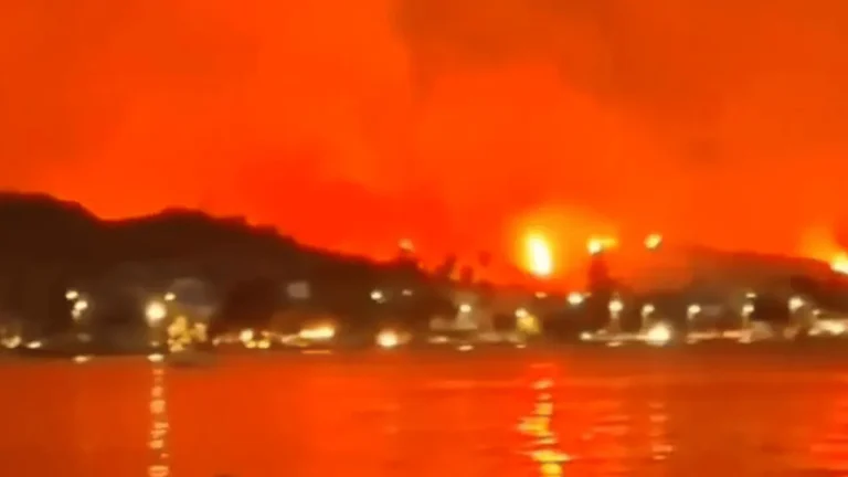 YUNANİSTAN’DA ORMAN YANGINLARI DEVAM EDİYOR