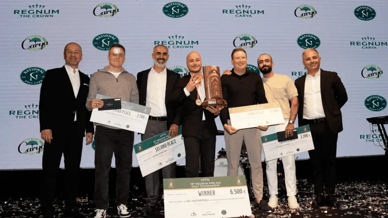 REGNUM CARYA PRO-AM GOLF TURNUVASI’NIN ŞAMPİYONU ALİ ALTUNTAŞ