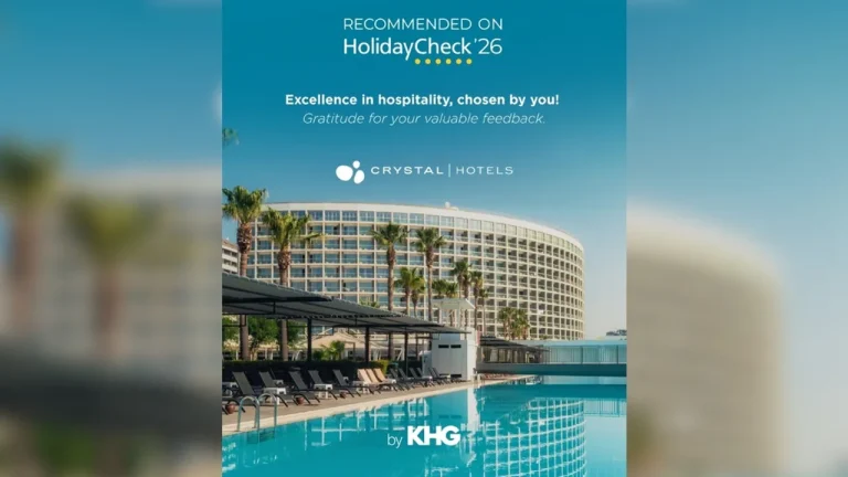 CRYSTAL HOTELS’E HOLIDAYCHECK’TEN GÜVEN TESCİLİ