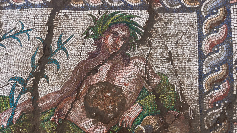 ASPENDOS’TA 1.800 YILLIK KEŞİF: EURYMEDON NEHRİ MOZAİĞİ GÜN YÜZÜNE ÇIKARILDI