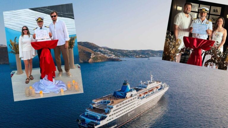 KRUVAZİYER GEMİSİNDE EVLİLİK TRENDİ: NİKAH VE BALAYI BİR ARADA